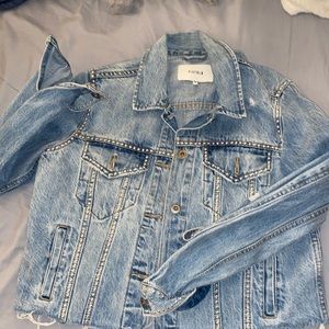 Studded denim jacket